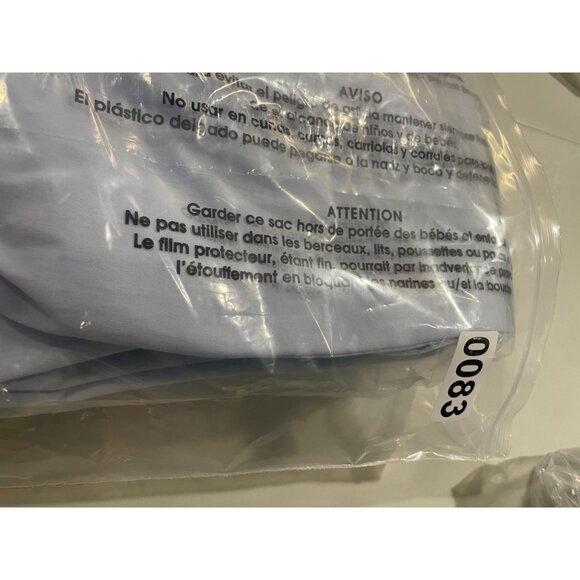 On 34th Light Blue Womens Elastic Waist Pants With Pockets Size 1X Cotton - Picture 13 of 15